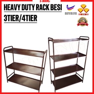 RAK HEAVY DUTY,BRAND 3.V 3tier dan 4tier.rack besi