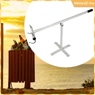 [BlesiyaedMY] Manual Trash Compactor Touchless Trash Bin Compactor for 120-660L Wheel Bins Outdoor D