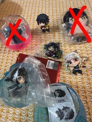 鬼滅之刃 水柱富岡義勇 霞柱時透無一郎 音柱天元 嘴平伊之助公仔 扭蛋 掛飾