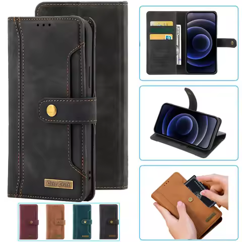 Flip Leather case For Huawei Y9S Y9A Y8S Y8P Y7P Y7A Y6S Y6P Y5P Y5 Y6 Y3 Y7 Y9 Prime Lite 2018 2019