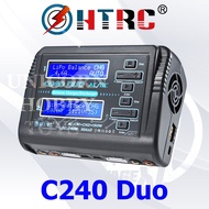 HTRC C240 DUO SMART BALANCE CHARGER 240W FOR LIPO LIHV LIFE NIMH NICD BATTERY RC CHARGER