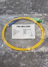 (現貨) 3米 寬頻上網光纖線 (3m / 3 meters Fiber Optic Patch Cord / Cable / Broadband Optical Fiber [SC/UPC-SC/A