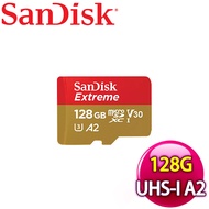 SanDisk 128GB Extreme MicroSDXC UHS-I(V30) A2電玩記憶卡 (190MB/90MB)