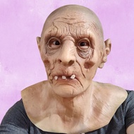 NEW Halloween Costume Scary Walking Dead Creepy Latex Horror Props Realistic Mask Old Man Scary Cosp