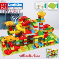 Lego Toy Building Blocks Toys 168-336PCS Mainan membina Marble Race Run Maze Ball Toy Track  Brick T