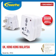 PowerPac Universal Travel Adapter (PP33) UK, Hong Kong Malaysia