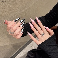 Pink Press on Nails Long Fake Fake Nails nhẹ & dễ dính móng tay nhân tạo cho trang phục cô gái nóng