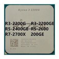 Ryzen R3-2200G R3-2200GE R5-2400GE R5-2600 R7-2700X 200GE  CPU Processor Socket AM4