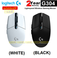 MOUSE (เมาส์ไร้สาย) LOGITECH G304 LIGHTSPEED WIRELESS GAMING MOUSE (มี 2 สี WHITE | BLACK) - ประกัน 2 ปี