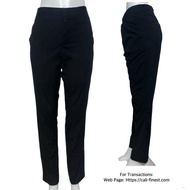 H&M Skinny Fit Black Pants - Size 36R B 00170