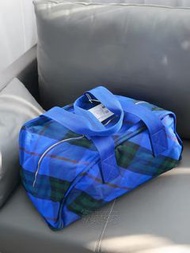 罕有款Burberry 藍格纹旅行袋