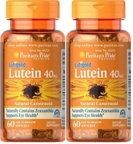 Lutein 40 mg with Zeaxanthin-60 Softgels 2 Pack