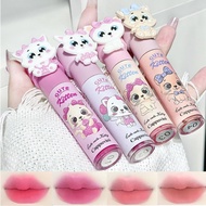 4 Pcs Matte Liquid Lipstick,Velvet Lip Tint,Non-Sticky Matte Finish Cute Cat Lip Tint Gloss, Waterpr