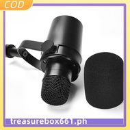 【TRSBX】High-Quality Foam Microphone Windscreen for Shure MV7，MV7X