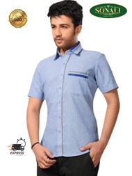 Sonali Premier Mens Ethnic Wear Shirt / Mens Casual Shirt - Size-36