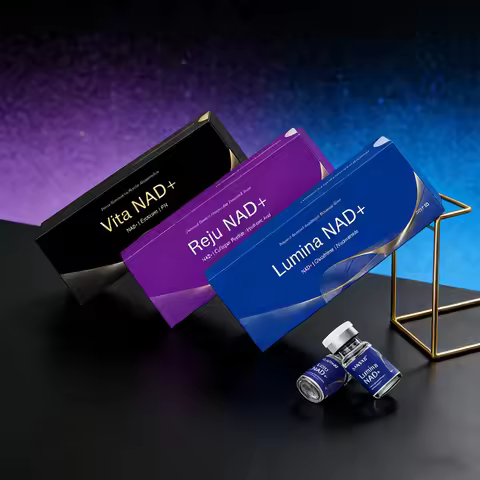 2025 OEM NAD+ Serum For Facial Skin Hyaluronic Acid Serum Collagen PDRN Boosting Skin Care Skin 5 Vi