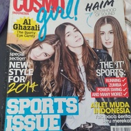 Cosmo Girls Magazine (Cover Haim) - Special for Young Indonesian Athletes, Al Ghazali, Emma Watson, 