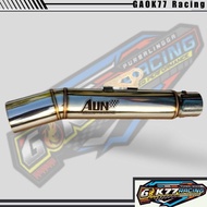 AUN Open pipe Exhaust Canistet only inlet 51mm Universal motorcycle