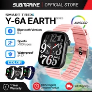 SMART TREX Y6-A EARTH Smart Watch Man Women Fitness Watch Music Heart Rate Monitor 100 Types Sport J