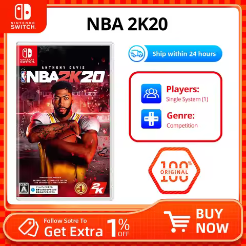 Nintendo Switch Game Deals - NBA 2K20 - 100% New Physical Game Card Sports Playing Games for Nintend