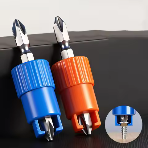 Spring-Loaded Screw Holder Drill Bit Anti-Drop Screwdriver Bit Fixing Clamp Set Screw Holder Drill B