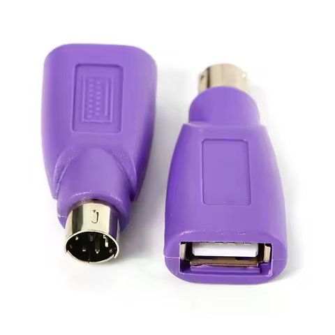 1pc PS/2 Adapter Usb Female to for Male Converter Keyboard Mouse Mice for u Gate Round Gate