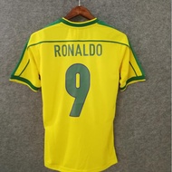 Ronaldo's national team shirt from Brazil retro 1998-*--