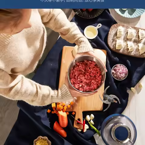 220V Morphy Richards Meat Grinder Electric Automatic Multifunctional Food Processor Blender for Home