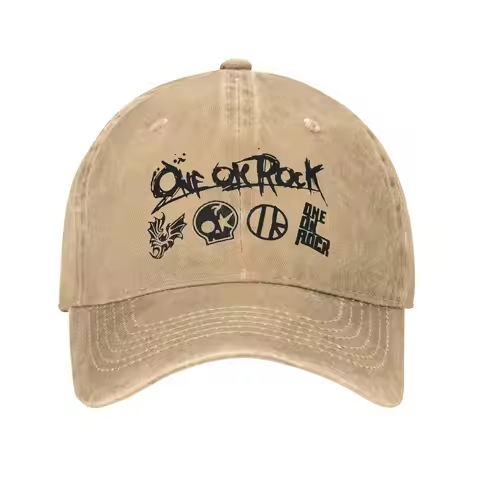 Fashion One Ok Rock Japan Baseball Caps Men Women Distressed Denim Snapback Hat Outdoor Summer Unstr