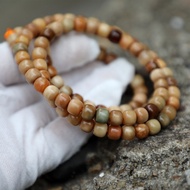 8/7 Old Barrel Beads Multi-Color Dragon Ridge Bodhi 108 Buddha Beads Aged Material Old Seed Dragon R