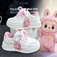 Laubu Girls' Sneakers – 2026 New Kids White Shoes, Soft Sole Casual Sneakers