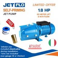JETFLO ITALY 1 HP and 1.5 HP Booster Water Pump Jetmatic Booster Pump COPPER (with WARRANTY)