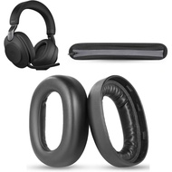 Suitable for JABRA JABRA Evolve2 85 Earmuffs Sponge Cover 85 Second Generation Protein Leather Earmu