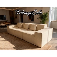 Trikings Modern Minimalist Tofu Block Sofa Create Blank Art Living Room Space