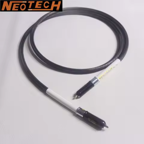 1pcs NEOTECH flagship audio Coaxial Cable OCC silver-plated HiFi 75ohm AES/EBU digital cable with WB