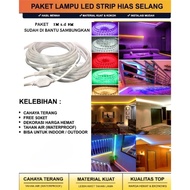 LED STRIP LIGHT METER 5050 PER METER LED STRIP 5050 COMPLETE LED STRIP LIGHT PACKAGE/, JUST PLUG IN