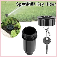 ORIENTLIIY Key Cash Box, ABS Impact Resistant Sprinkler Key Hider, Outdoor Waterproof Simulated Spri