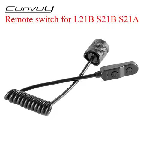 Remote Switch for Convoy L21B S21B S21A Flashlight 40-85cm Scalable