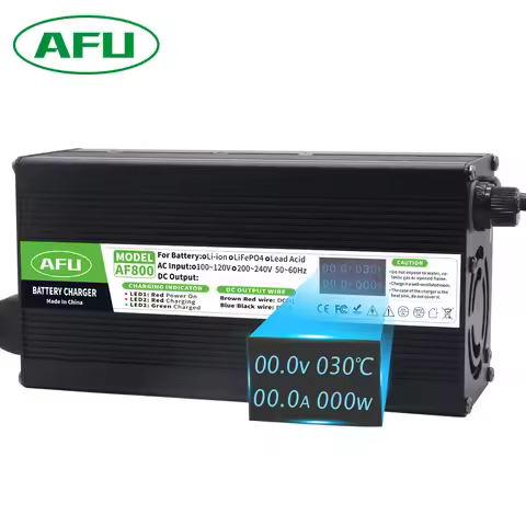 72V 8A Lead Acid AGM GEL VRLA OPZV Battery Charger Usd For 82.8V 88.2V With Aluminum shell And Fan F