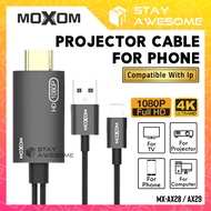 MOXOM Cable 4K Tv To Phone USB C Hub Connector Type C HDMI Converter Adapter Projector Connect Andro