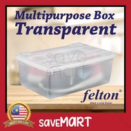 Felton FSB 8644 Multipurpose Storage Box Transparent/Bekas Penyimpanan Pelbagai Guna Felton