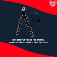 handphone stand phone stand fone holder MINI OCTOPUS TRIPOD FOR CAMERA OR PHONE STAND SUPER FLEXIBLE