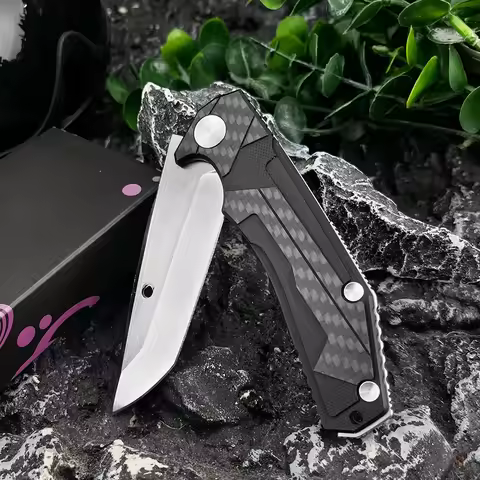 EDC High-hardness Portable Outdoor Camping Hunting Folding Knife Wilderness Survival Exploration Poc