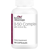 Bariatric Advantage B-50 Complex with Active B12, High Potency Supplement Containing All Essential B