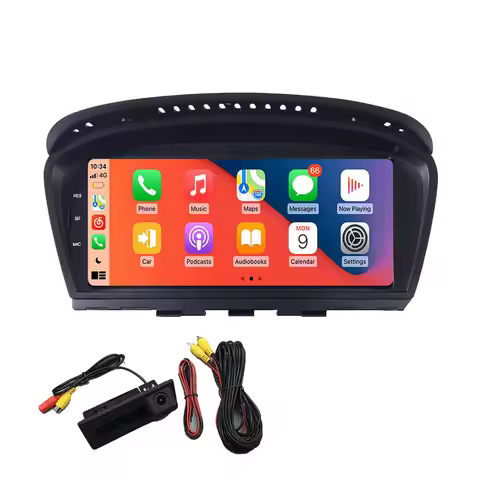 8G+128G 8-Core BMW 5 3 Series (E60 E92) Car Multimedia Touch Screen GPS Wireless CarPlay Android 14 