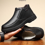 Zip On Safety Shoes | Men Best Quality Safety Boots  | Steel Toe Besi Kasut Safety Zip On