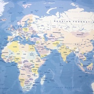 Oxford Cloth-World Map