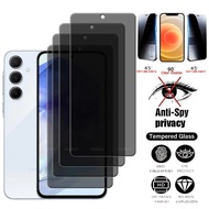 4Pcs For Samsung A55 Glass Samsung Galaxy A55 A 55 Tempered Glass 9H HD Anti-Spy Cover Glue Privacy 