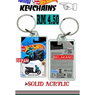hw mini keychain eg ava Blue