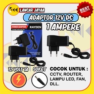 12V DC 1A POWER ADAPTOR 12 POWER SUPPLY ADAPTOR/ 1 AMPEREVOLT